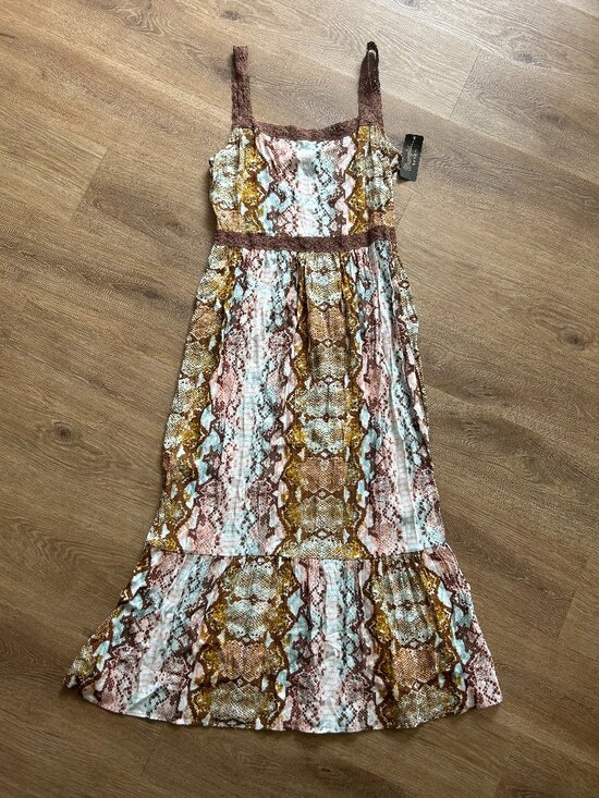 Wrangler Dresses & Skirts - NWT Wrangler Retro Women's M Snakeskin Print Maxi Dress